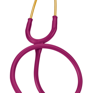 3M Littmann Classic II babystethoscoop, borststuk met regenboogafwerking, zonnegele oorbuisjes, frambozenbuisje