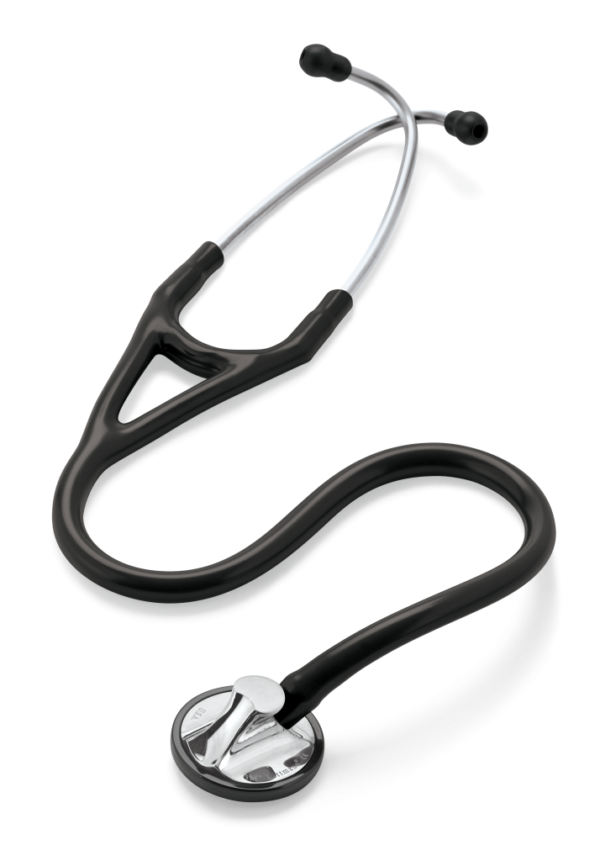 3M Littmann master cardiologiestethoscoop, borststuk met standaardafwerking, zwarte buis