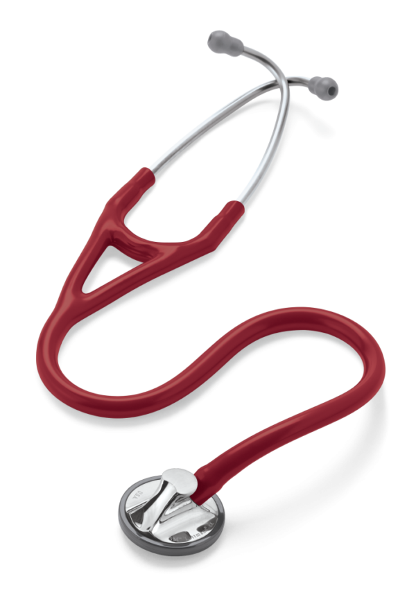 3M Littmann master-cardiologiestethoscoop, borststuk met standaardafwerking, bordeauxrode buis