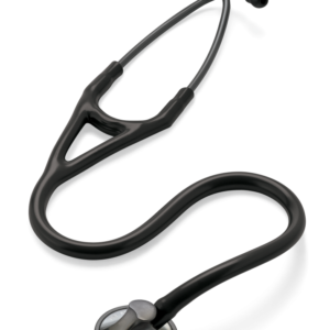 3M Littmann master-cardiologiestethoscoop, borststuk en oorbuisjes in smoke-afwerking, zwarte buis