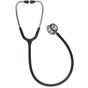 3M Littmann Classic III Monitoring-stethoscoop, borststuk met standaardafwerking, zwarte buis