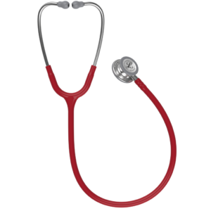 3M Littmann Classic III Monitoring-stethoscoop, borststuk met standaardafwerking, bordeauxrode buis