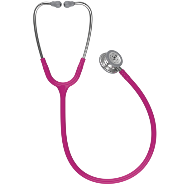 3M Littmann Classic III Monitoring-stethoscoop, borststuk met standaardafwerking, frambozenbuis