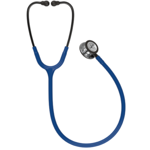 3M Littmann Classic III, monitoring-stethoscoop, borststuk met spiegelafwerking, marineblauwe buis
