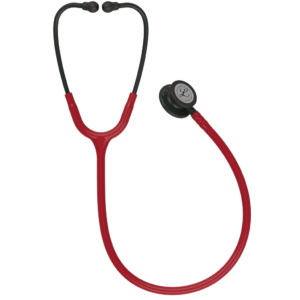 3M Littmann Classic III, monitoring-stethoscoop, borststuk met zwarte afwerking, bordeauxrode buis
