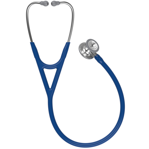 3M Littmann cardiologie IV diagnostische stethoscoop, borststuk met standaardafwerking, marineblauwe slang