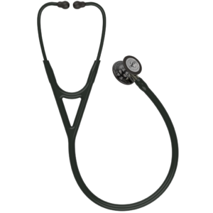 3M Littmann cardiologie IV diagnostische stethoscoop, hoogglanzende rookuitvoering, zwarte buis, champagnekleurig staal